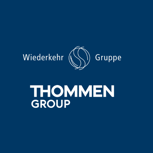 Visualisierung Logos Thommen Group und Wiederkehr